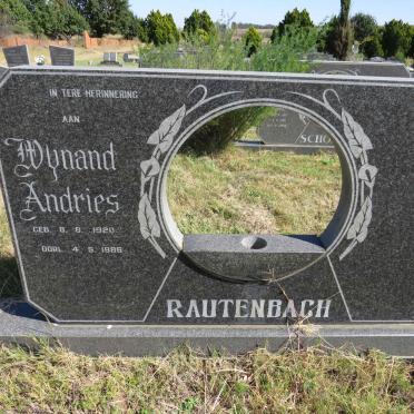 RAUTENBACH Wynand Andries 1920-1986