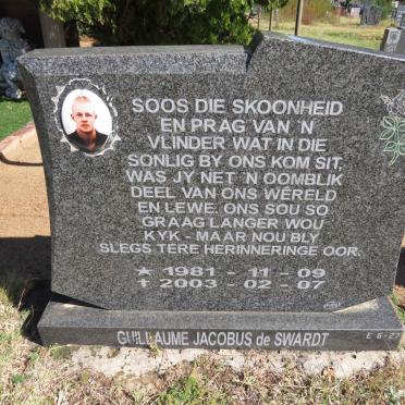 SWARDT Guillaume Jacobus, de 1981-2003