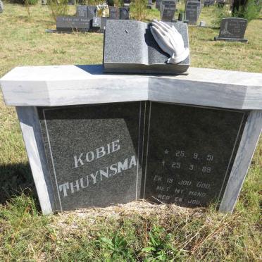 THUYNSMA Kobie 1951-1989