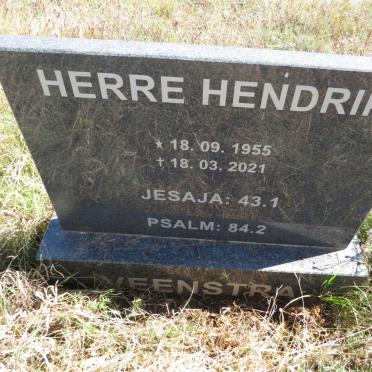 VEENSTRA Herre Hendrik 1955-2021