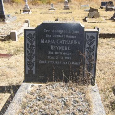 REYNEKE Maria Catharina BUITENDAGH -1926