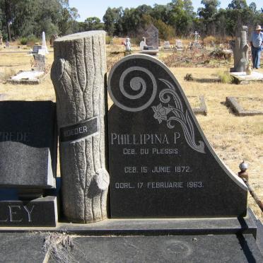 RADLEY Phillipina P. nee DU PLESSIS 1872-1963