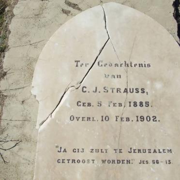 STRAUSS C.J. 1885-1902