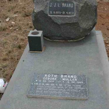 BRAND J.J.L. 1925-1972 &amp; Kotie MULLER 1924-2005