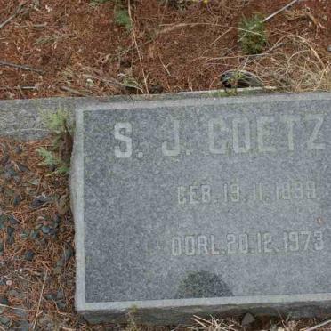 COETZEE S.J. 1899-1973