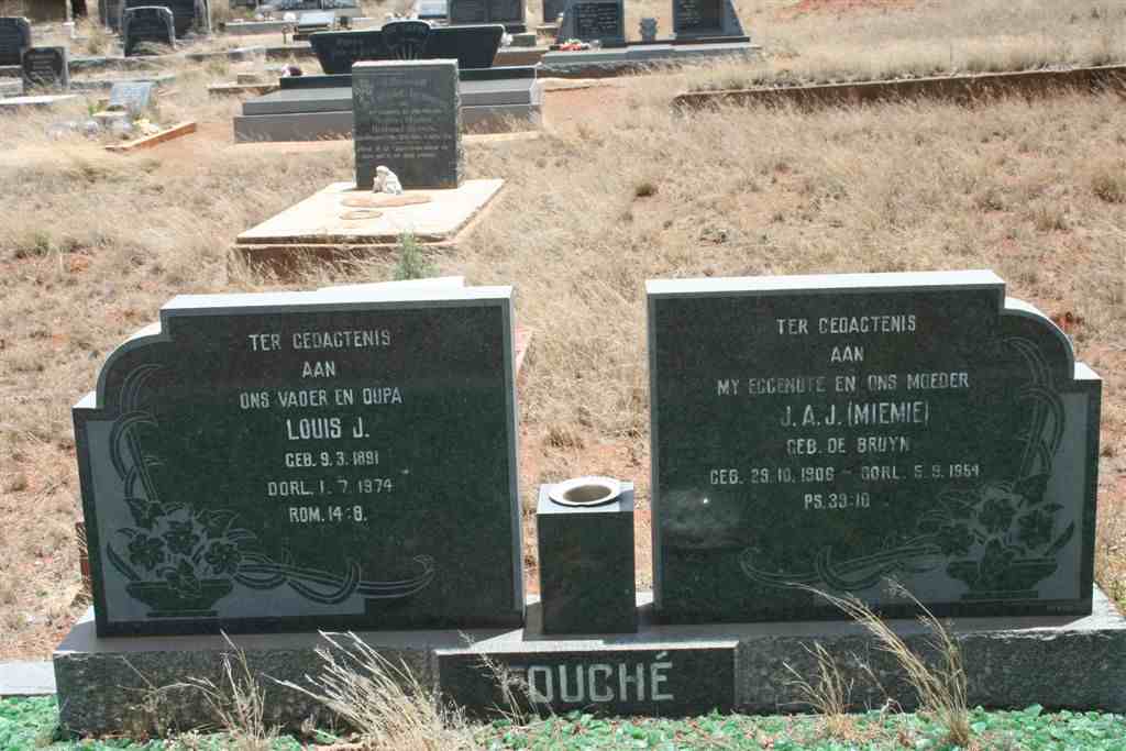 FOUCHE Louis J. 1891-1974 & J.A.J. DE BRUYN 1906-1954