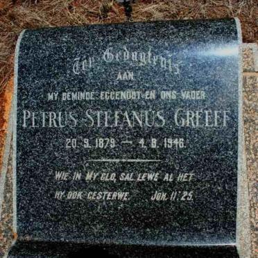 GREEFF Petrus Stefanus 1879-1946