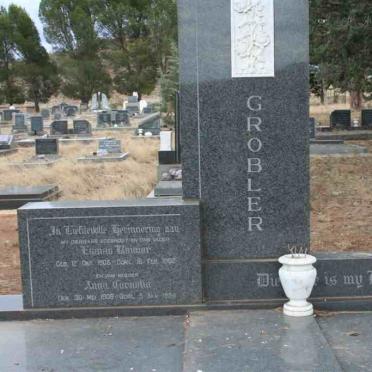GROBLER Esaias Reinier 1905-1962 &amp; Anna Cornelia 1908-1994