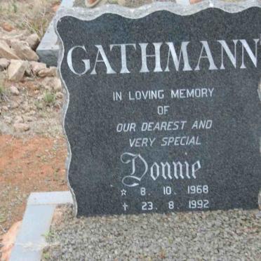 GATHMANN Donnie 1968-1992