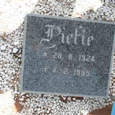 KRUGER Hester Maria nee DU PLESSIS 1896-1970 :: KRUGER Pietie 1924-1985