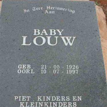 LOUW Baby 1926-1997