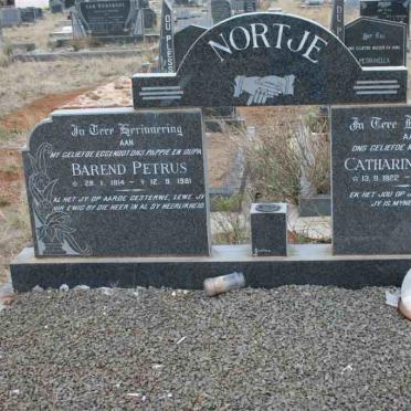 NORTJE Barend Petrus 1914-1981 &amp; Catharina Maria 1922-1994