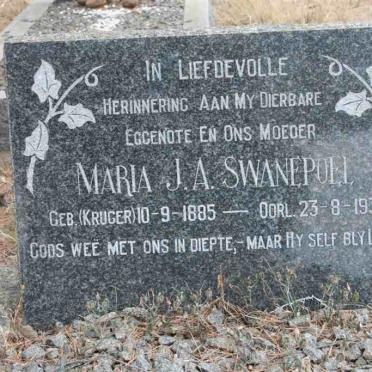 SWANEPOEL Maria J.A. 1885-1933