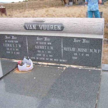 VUUREN L.W., van 1953-1993 &amp; M.M.P. 1951- :: VAN VUUREN L.T.W. 1971-1993