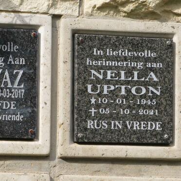UPTON Nella 1945-2021