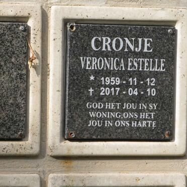 CRONJE Veronica Estelle 1959-2017