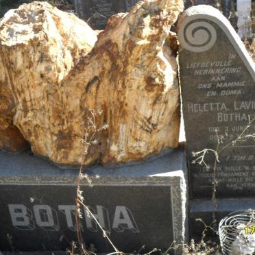 BOTHA Heletta Lavina 1887-1958