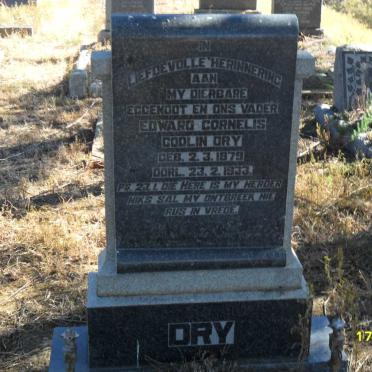 DRY Edward Cornelius Codlin 1879-1933