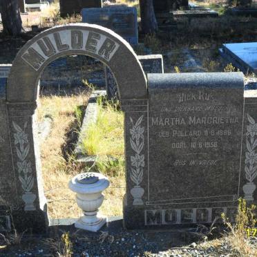 MULDER Martha Margrietha nee POLLARD 1868-1956