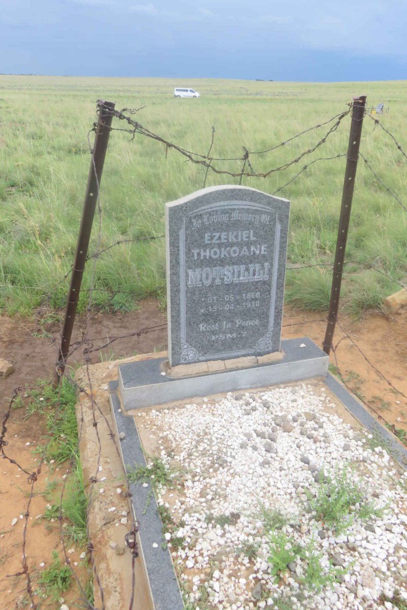 MOTSILILI Ezekiel Thokoane 1860-1930