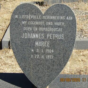 MAREE Johannes Petrus 1904-1977 &amp; Maria Dorothea PRETORIUS 1906-1983