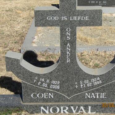 NORVAL Coen 1922-2006 &amp; Natie 1924-1988 :: NORVAL Coen 1954-1997