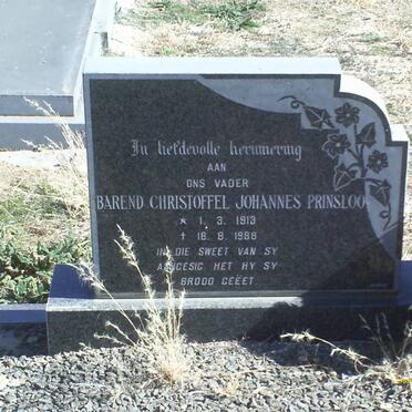 PRINSLOO Barend Christoffel Johannes 1913-1988