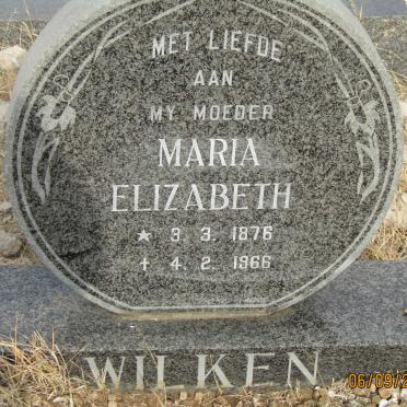 WILKEN Maria Elizabeth 1876-1966