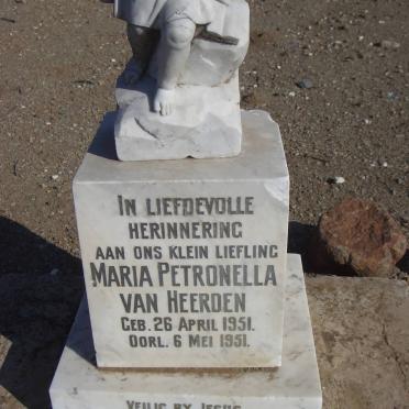 HEERDEN Maria Petronella, van 1951-1951