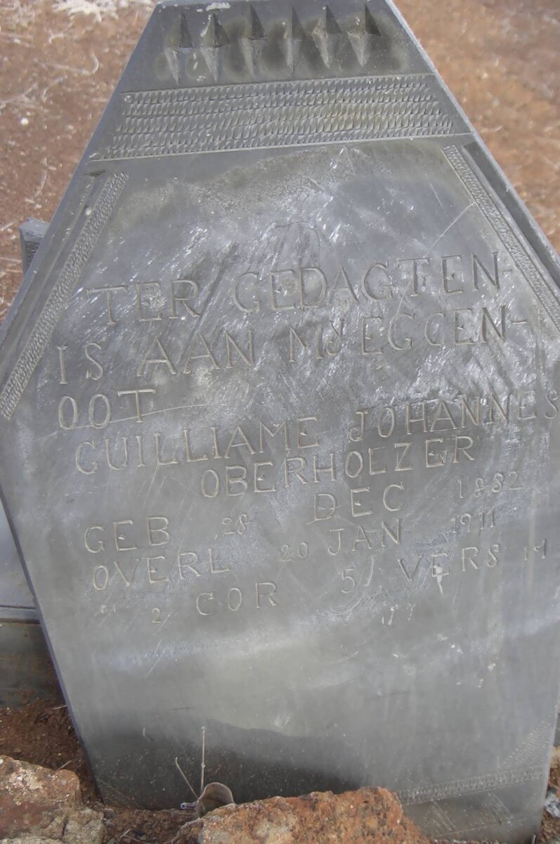 OBERHOLZER Guilliame Johannes 1852-1911