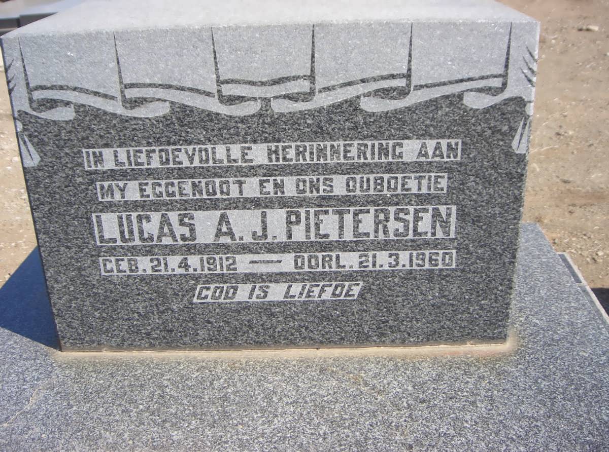 PIETERSEN Lucas A.J. 1912-1960