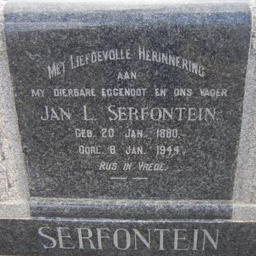 SERFONTEIN Jan L. 1880-1944