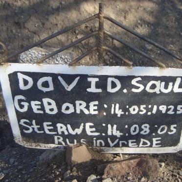 SAUL David 1925-2005