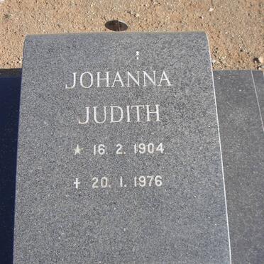 VUUREN Johanna Judith, Janse v. 1904-1976