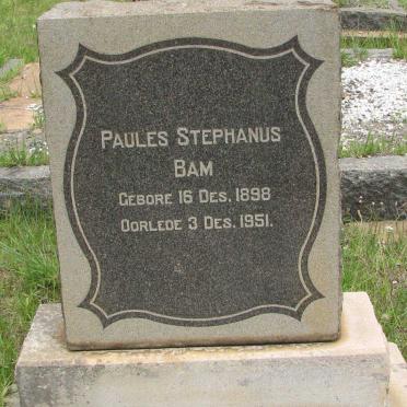 BAM Paules Stephanus 1898-1951