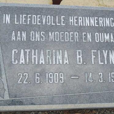 FLYNN Catharina B. 1909-1993