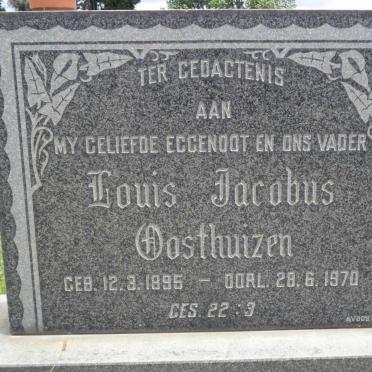 OOSTHUIZEN Louis Jacobus 1895-1970
