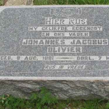 OLIVIER Johannes Jacobus 1881-1947