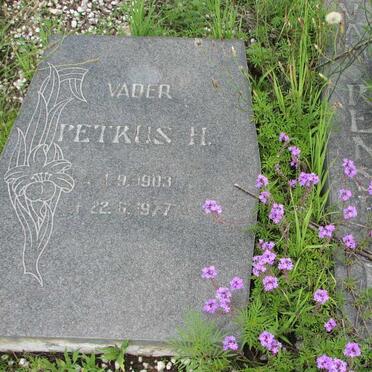 RENSBURG Petrus H., van 1903-1977 &amp; Anna M. 190?-1996