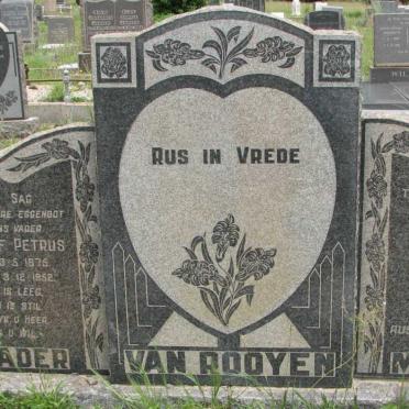 ROOYEN Roelof Petrus, van 1876-1952 &amp; Johanna Petronella BEUKES 1873-1956