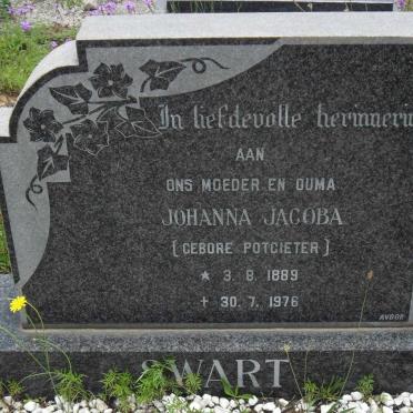 SWART Johanna Jacoba nee POTGIETER 1889-1976