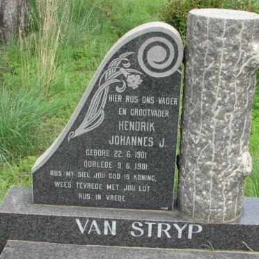 STRYP Hendrik Johannes J., van 1901-1981