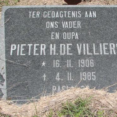 VILLIERS Pieter H., de 1906-1985 &amp; Anna M.M. PRETORIUS 1910-19??