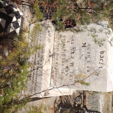 BOTHA Martha Susanna nee VAN WIJK 1893-1918