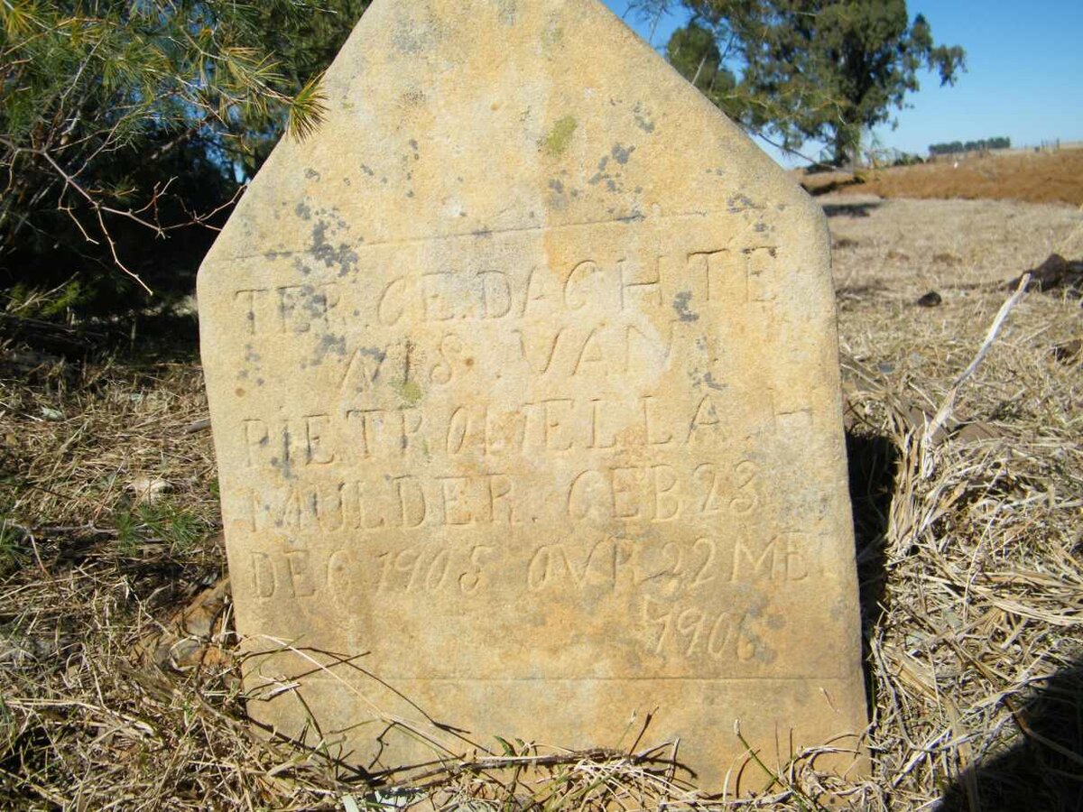 MULDER Pietronella H. 1905-1906