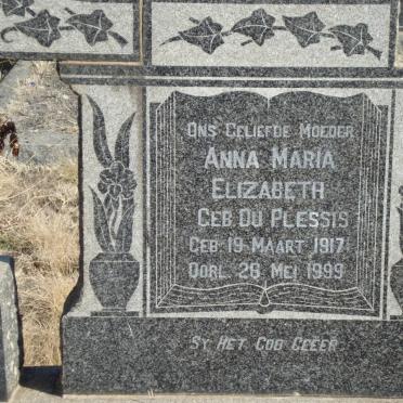 BASSON Johannes Frederick 1912-1953 &amp; Anna Maria Elizabeth DU PLESSIS 1917-1999