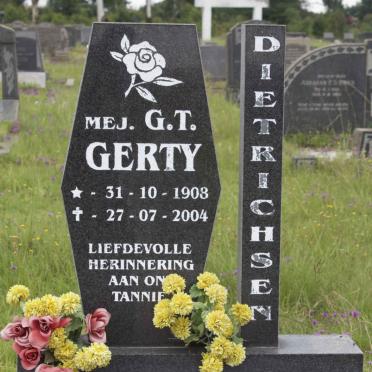 DIETRICHSEN G.T. 1908-2004