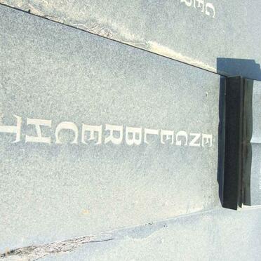 ENGELBRECHT Gerhardus 1926-1983 &amp; Felicitas 1930-1996