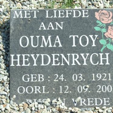HEYDENRYCH Koos 1911-1989 &amp; Toy 1921-2008