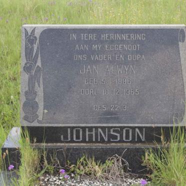 JOHNSON Jan Alwyn 1886-1965